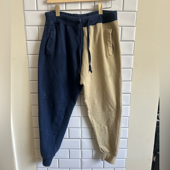 La Detresse Pants - La Detresse  Women’s Suitpants / color Cream/ Blue Size M